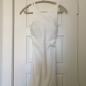 Zara white sleeveless dress